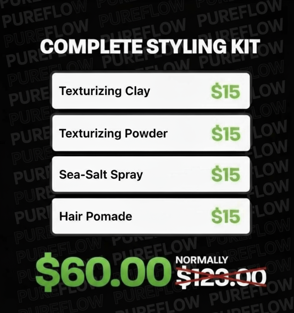 RESTOCKING SOON: PUREFLOW Complete Styling Kit — The Ultimate 4-Piece Bundle